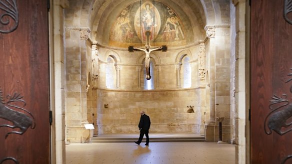 The halls of The Met Cloisters, a branch of the Metropolitan Museum of Art dedicated to medieval European art in New York.