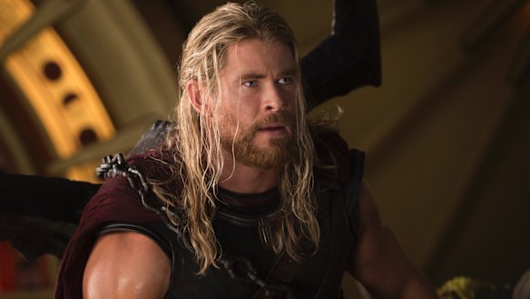 Chris Hemsworth as Thor.