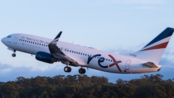 Rex launched Melbourne-Sydney jet services in March.