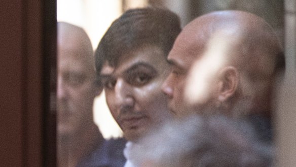 James Gargasoulas leaves the Supreme Court on Friday after being jailed for at least 46 years.