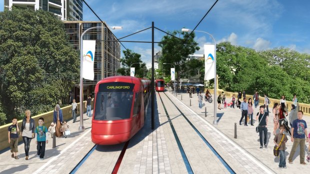 Construction will start next year on the first stage of Parramatta's light rail line.