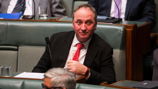 Barnaby Joyce has threatened to cross the floor if his demands aren't met.