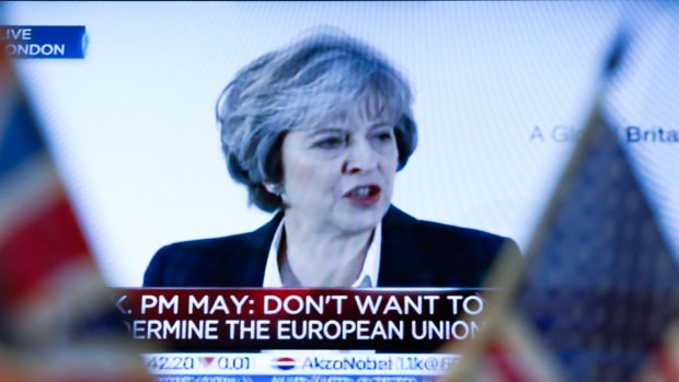 Deal at last: UK Prime Minister Theresa May.