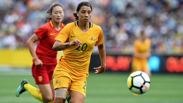 Sam Kerr has shined on the world stage.