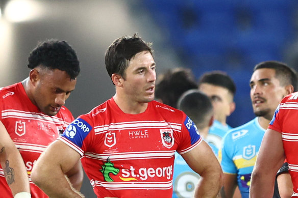 Ben Hunt and the Dragons on Sunday.