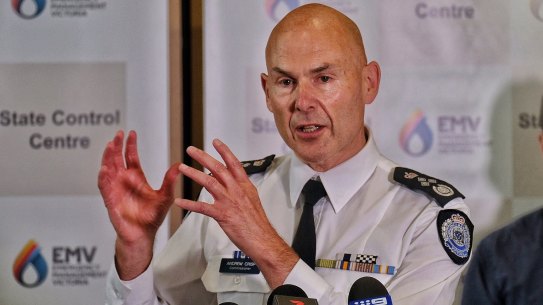 New Ambulance Victoria interim boss Andrew Crisp.