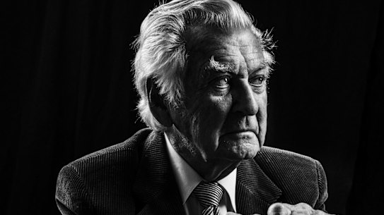 Former Australian prime minister Bob Hawke in 2016.