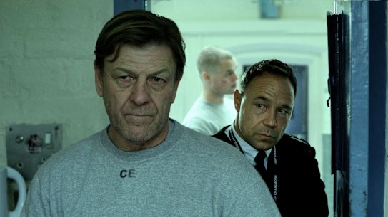 Sean Bean plays a school teacher sentenced to prison, while Stephen Graham is a warden facing a profound dilemma in the miniseries Time.
