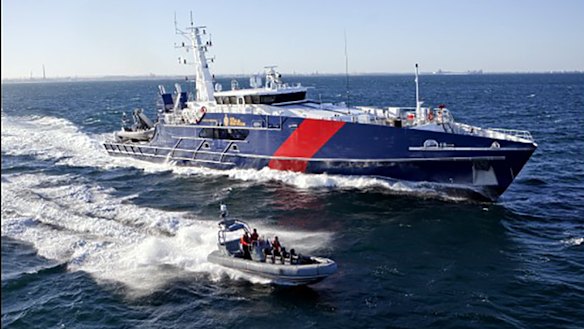 An Austal Cape Class vessel built for Australian Border Force.