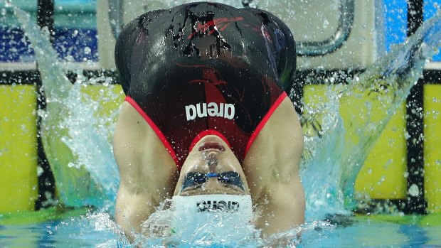 Backflip: Katina Hosszu of Hungary had been one of the swimmers agitating for change before FINA agreed to allow athletes to compete in external  competitions.