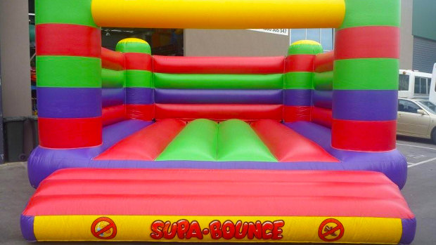 A jumping castle.