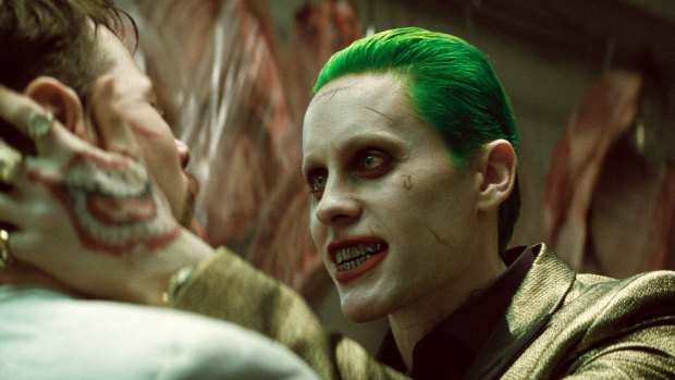 Jared Leto as the Joker in Suicide Squad.