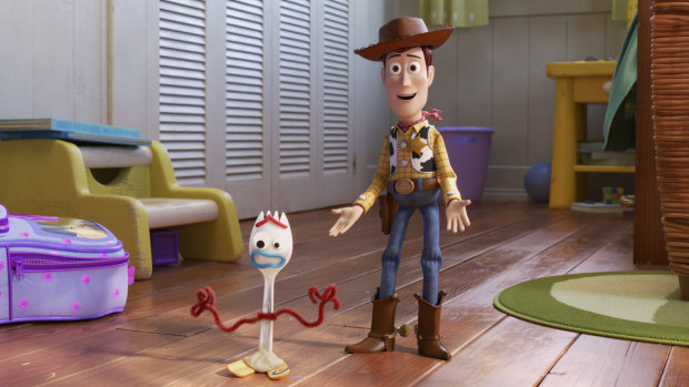 A scene from the upcoming Toy Story 4.