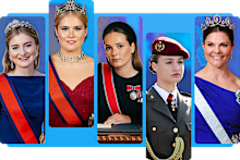 (L-R) Princess Elisabeth of Belgium, Princess Catharina-Amalia of the Netherlands, Crown Princess Ingrid Alexandra of Norway, Princess Leonor of Spain and Crown Princess Victoria of Sweden.