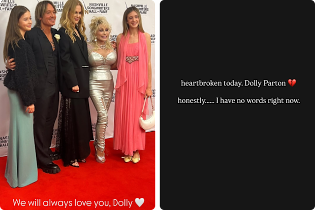 Nicole Kidman and Keith Urban has paid tribute to Dolly Parton