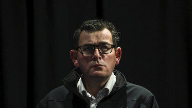 Daniel Andrews on Saturday.