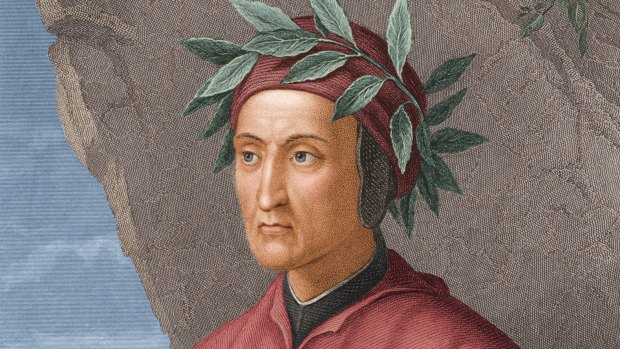Accused but never pardoned: Italian poet, politician, and author Dante Alighieri.