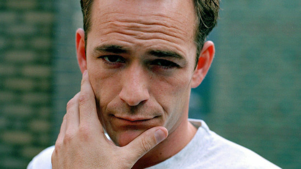 Luke Perry as we'll always remember him, photographed in 2001.