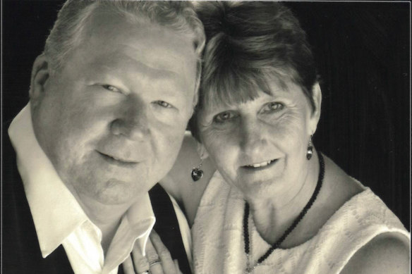 Kevin Jocumsen with wife Leeanne.