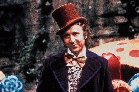 Gene Wilder as Willy Wonka, the chocolate king who gaslit his way into our hearts. 