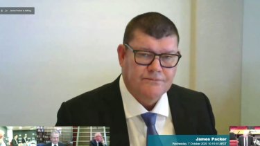 James Packer has taken the stand on the second day of his inquiry appearance.