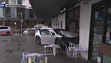 It is understood the driver suffered a medical episode before swerving off Campbell Parade and into the ice cream shop.