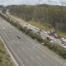 Northbound M1 lanes reopen after fatal crash caused more than five kilometres of gridlock