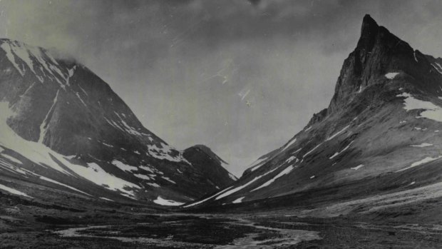 A photo of the Kebnekaise in February 1937.
