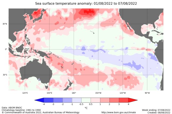El Nino brings colder water to the east coast of Australia, which means lower evaporation and drier conditions. La Nina occurs when warmer water shifts from the central Pacific Ocean to Australia’s east coast, which results in increased evaporation and more rain for the eastern seaboard, like we have seen in the past three years. 
