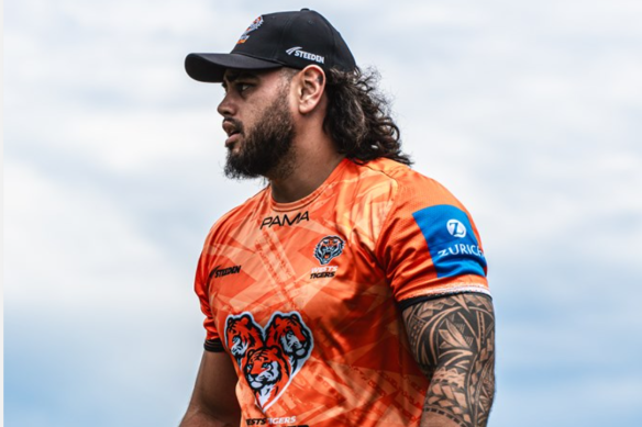 Royce Hunt at Tigers training.