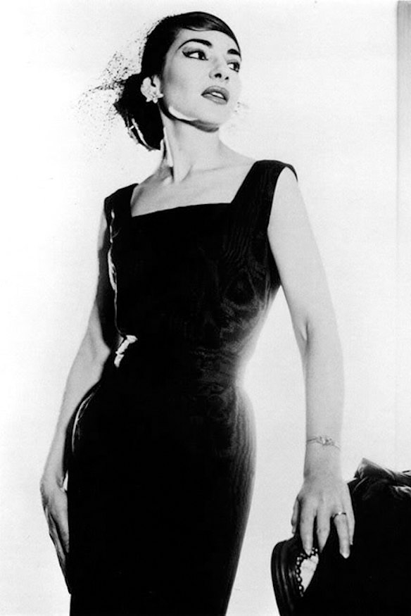 Soprano Maria Callas, one of opera’s most glamorous divas, remains a source of inspiration for Jessica. 