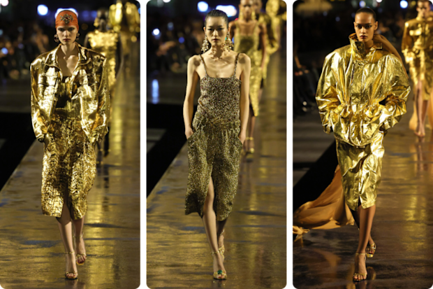 Yves Saint Laurent Show at Paris Fashion Week