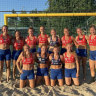 Norway’s beach handball team fined for wearing shorts instead of bikini bottoms