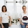 Burnt out: Candle designers Jess Ingham and Roxy Jacenko.