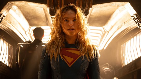 Milly Alcock transforms into a spiky Supergirl. It's a shame the movie doesn't match it.