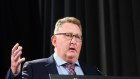 RBNZ governor Adrian Orr speaks during a news conference in Wellington on Wednesday.