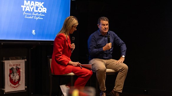 Mark Taylor was a guest at the Dragons Way Breakfast.