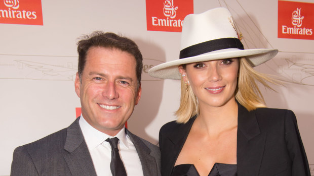 Karl Stefanovic and Jasmine Yarlbrough are regulars on Sydney's busy social circuit.