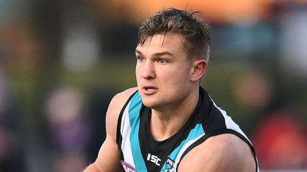 Ollie Wines has been signed up long-term for Port Adelaide. 