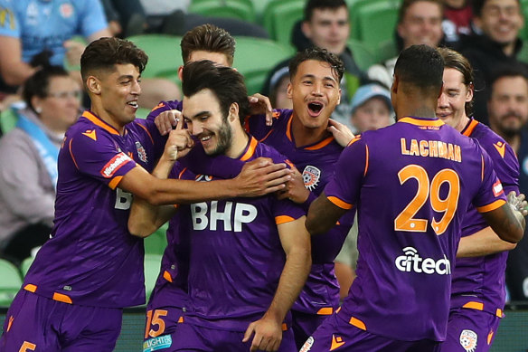 Nick D’Agostino put the result beyond doubt for Perth Glory.