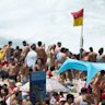 Expats crowd at Bronte Beach on Christmas Day, 2024. 
