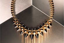 Clash de Cartier onyx and yellow-gold necklace.