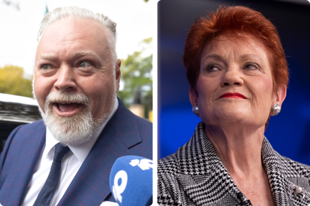 Kyle Sandilands and Pauline Hanson