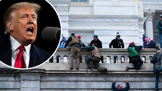 Donald Trump wanted to drive to the Capitol to join the violent riots.