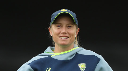 Hoping to return: Alyssa Healy has work to do to prove her fitness for the MCG Test.