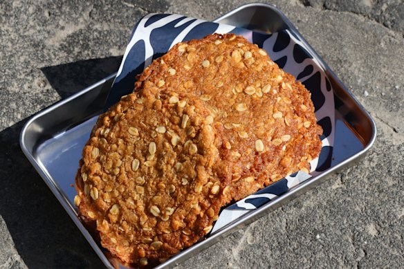 Calle Bakery’s Anzac bikkies are available at both locations on Saturday.