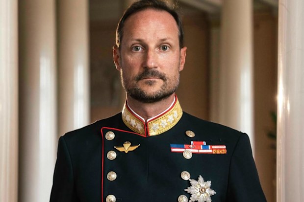 The first official image of King Haakon VIII released by the Norwegian royal household following the proclamation in parliament.