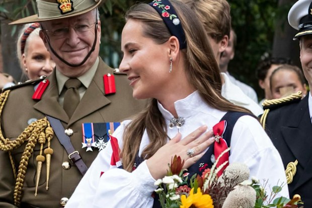 Norway's Princess Ingrid Alexandra celebrates May 17, National Day, from Sydney in what was her first official engagement in Australia May 17, 2026.