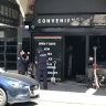 The business in Fortitude Valley on Thursday morning. 