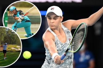 Ash Barty is talented in more than one sport.